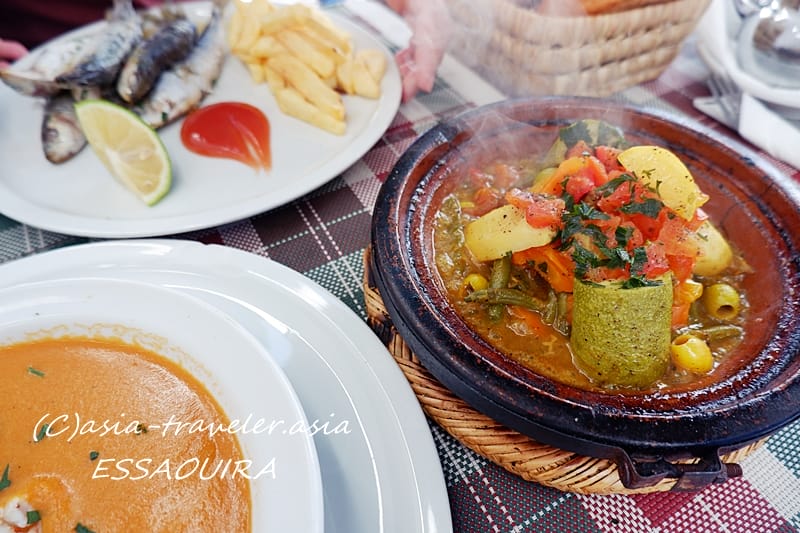 エッサウィラ　メディナ　ランチ