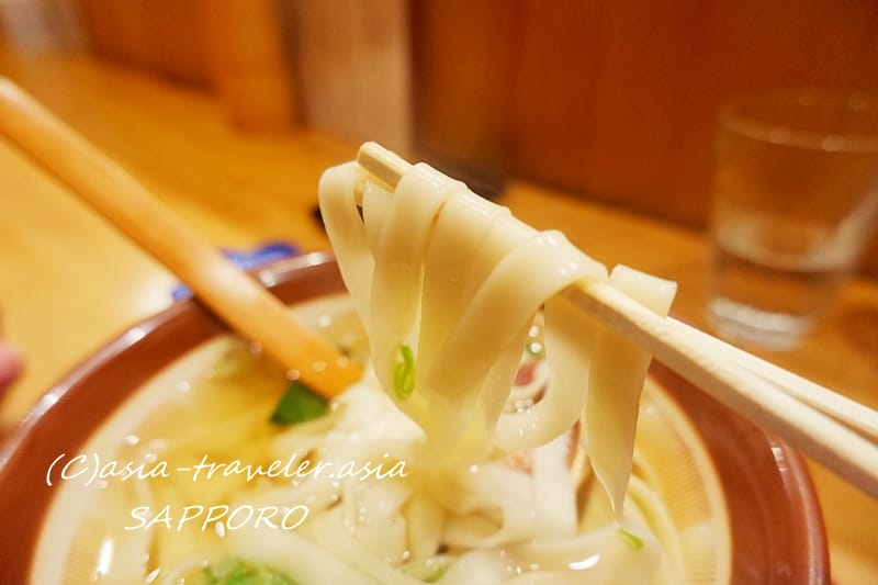 札幌 すすきの きしめん