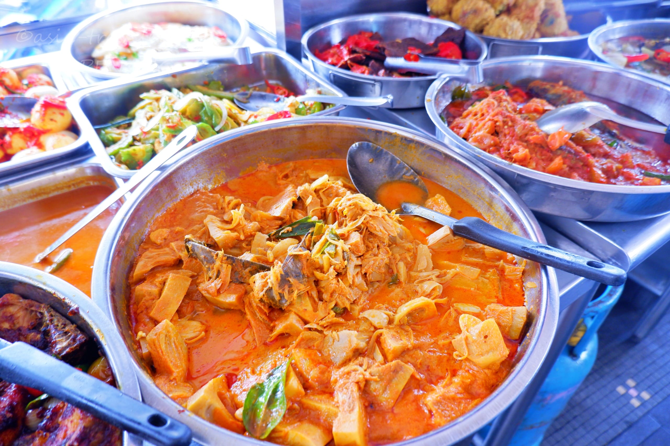 ペナン島 Nasi Padang Minang ナシパダン