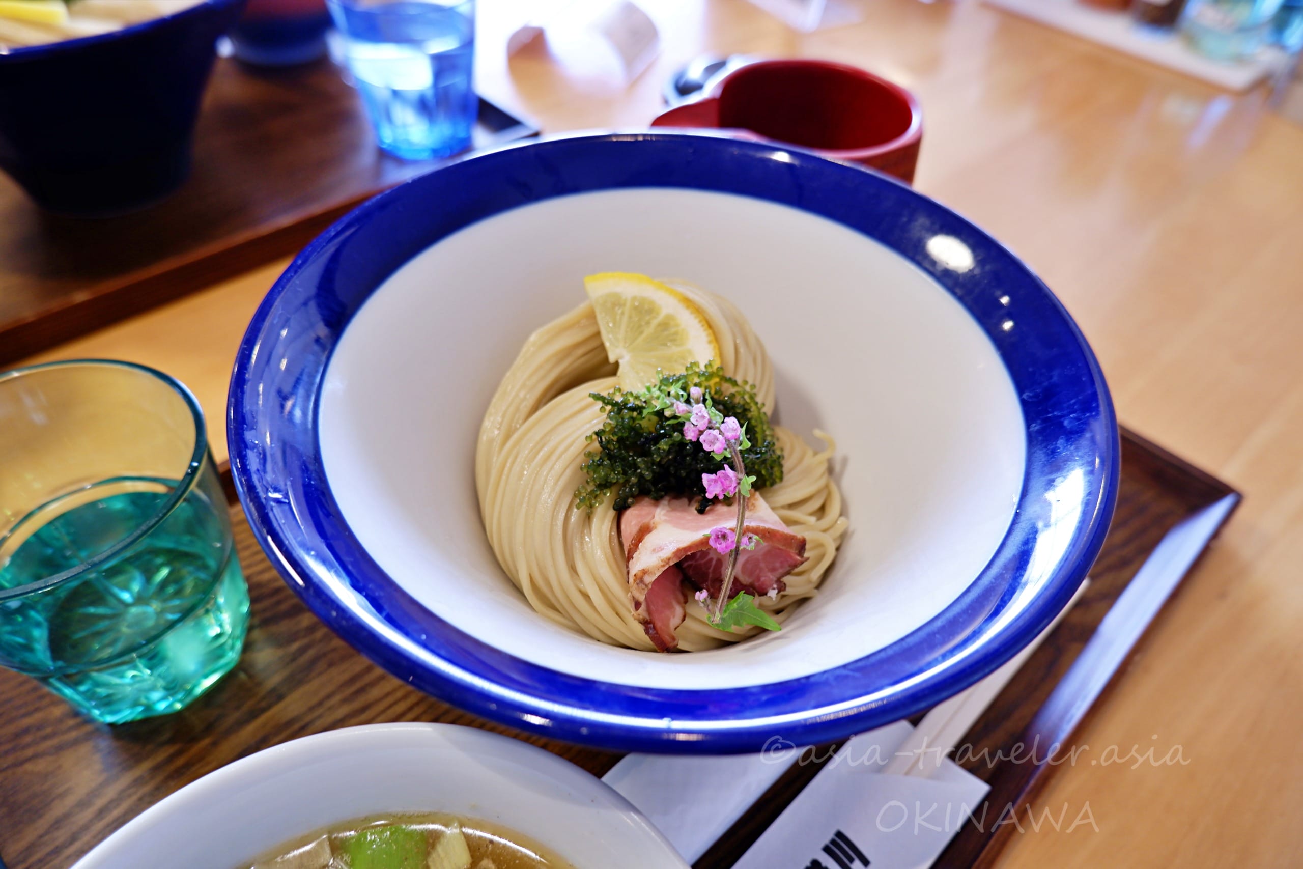 浦添 サンチクジュ港川 昆布水つけ麺